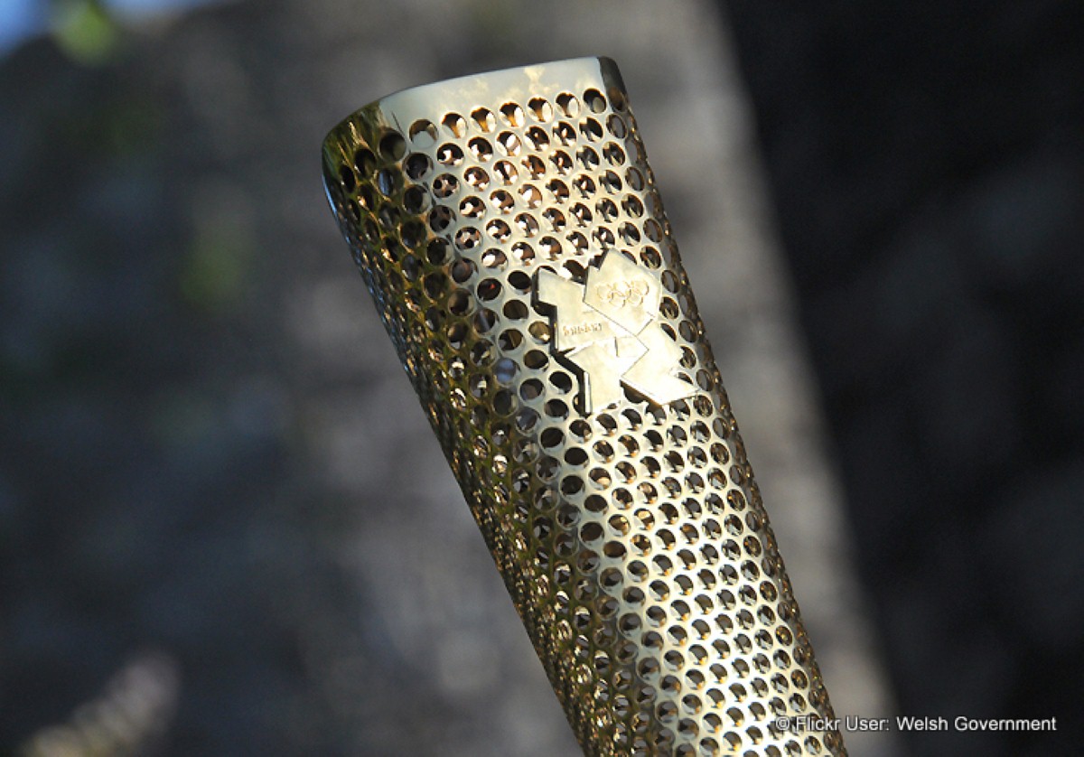 The Olympic torch is currently on a tour of the British Isles