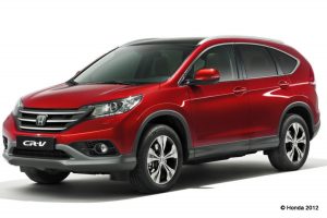 The new CR-V features a redesigned front end and higher wheel arches