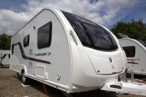 The Swift Challenger SE was one of the many popular caravans Swift had at the show