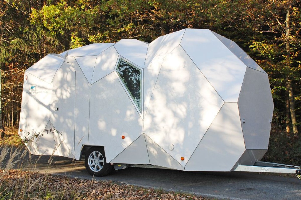 An Austrian firm has designed this unusual caravan
