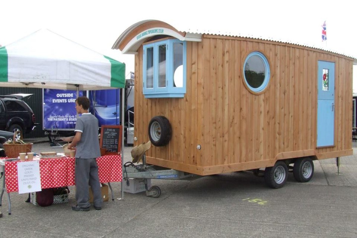 The new Baby caravan is small enough to be towed by a 4x4