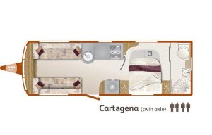 The Cartagena is a new layout for the Bailey Unicorn range