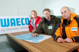 Sir Ranulph (centre) is embarking on another gruelling expedition