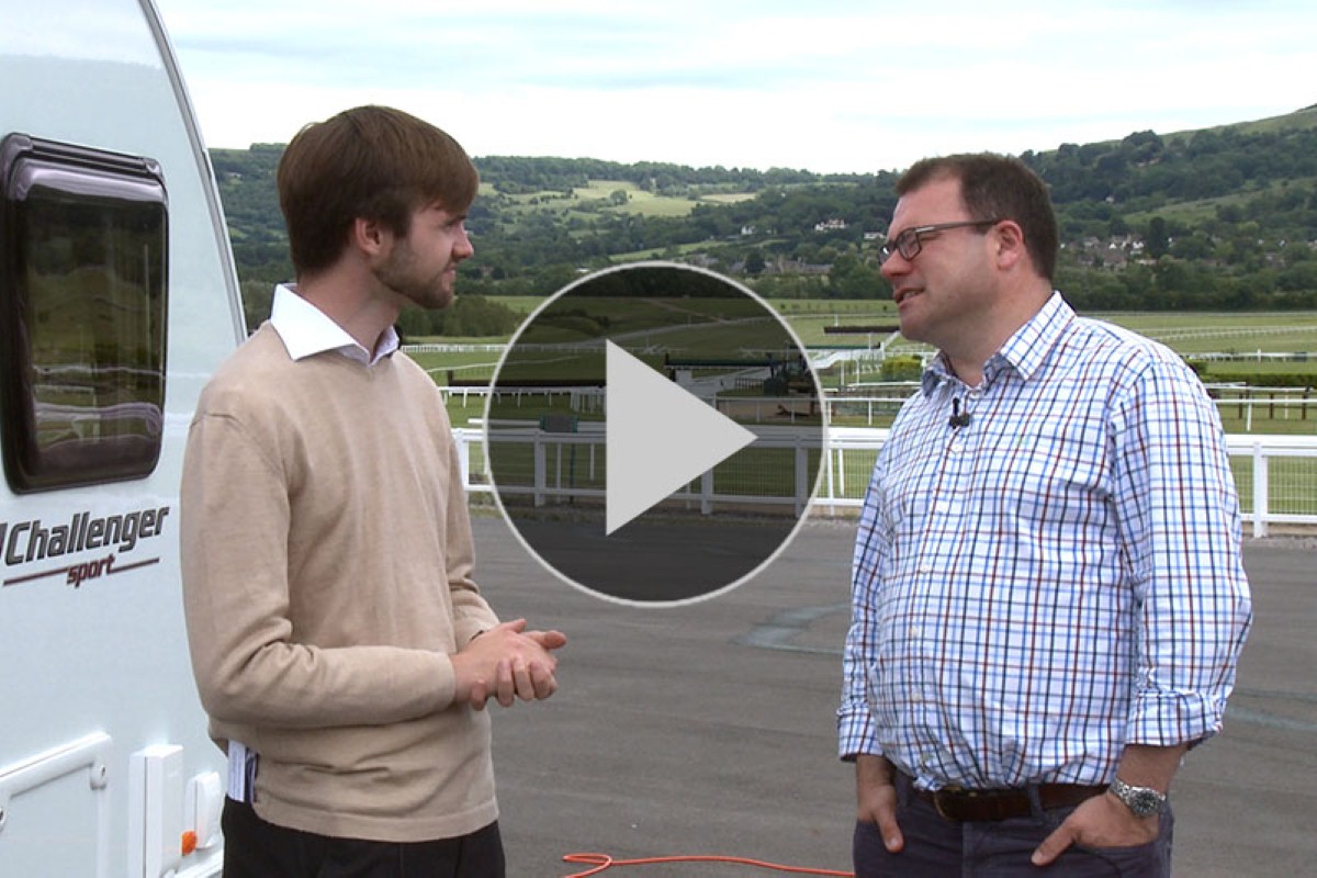 Ed Cross (right) gives his advice on towing and traffic jams