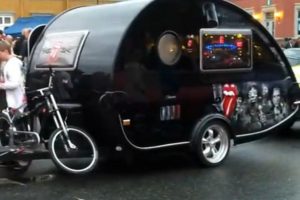 The Rolling Stones caravan in all its glory