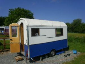 Rob Baker of Derbyshire chats about his caravan, Herbert