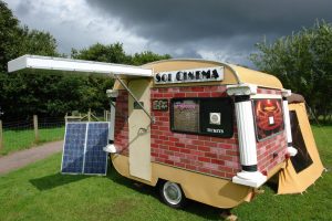 Situated in a caravan, Sol Cinema is the smallest cinema in the world