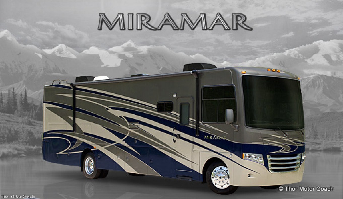 Thor motohomes has announced its new luxurious 2014 Miramar range