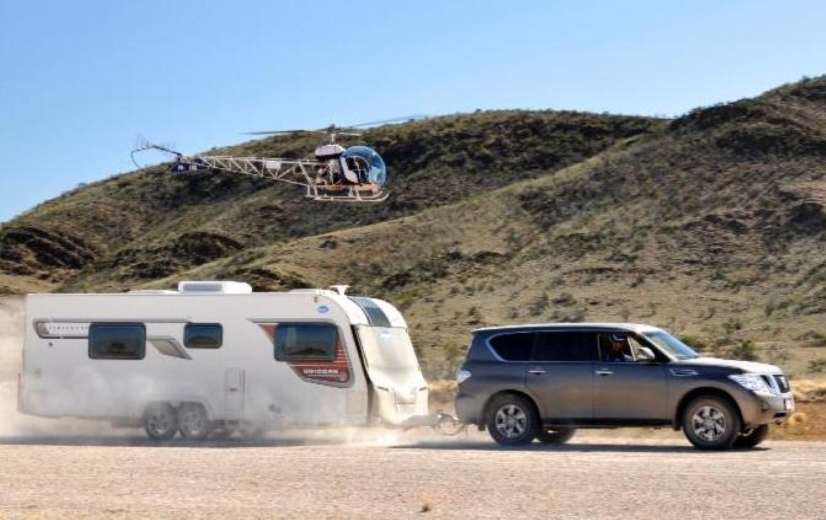 When you tow like this, its a good idea to use protection