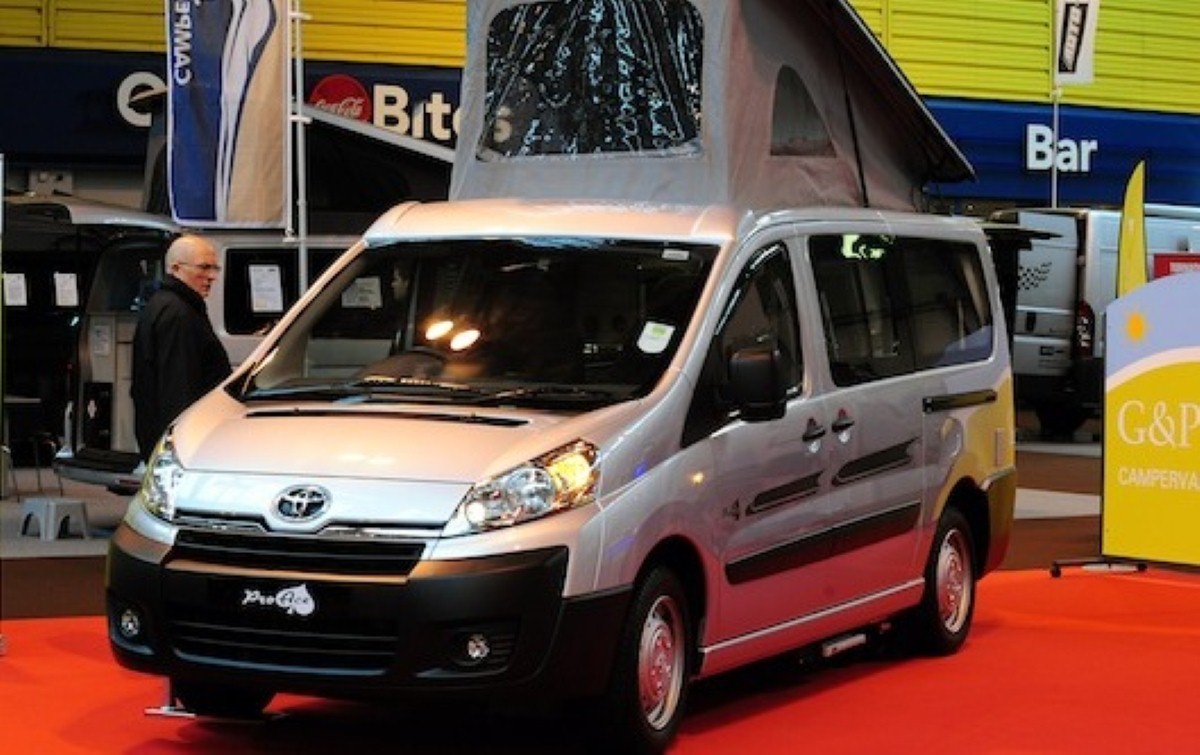 The Toyota Proace is now also available as a campervan