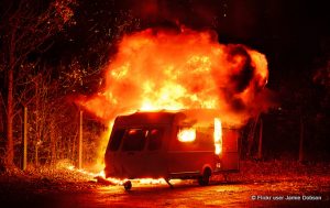 Caravans can be surprisingly flammable