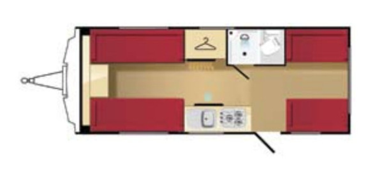 Elddis Xplore 495 layout