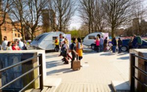 The Caravan Club's 'Glamour Vanning event took place on 29 and 30 March at the Southbank in London