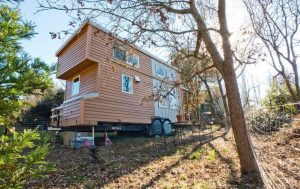 The Tiny House is currently staying in Sebastopol, California