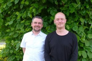 Andy Tinley (left) and Dave Johnson (right) created 'Kids of Heroes' to provide children of military families with quality holidays