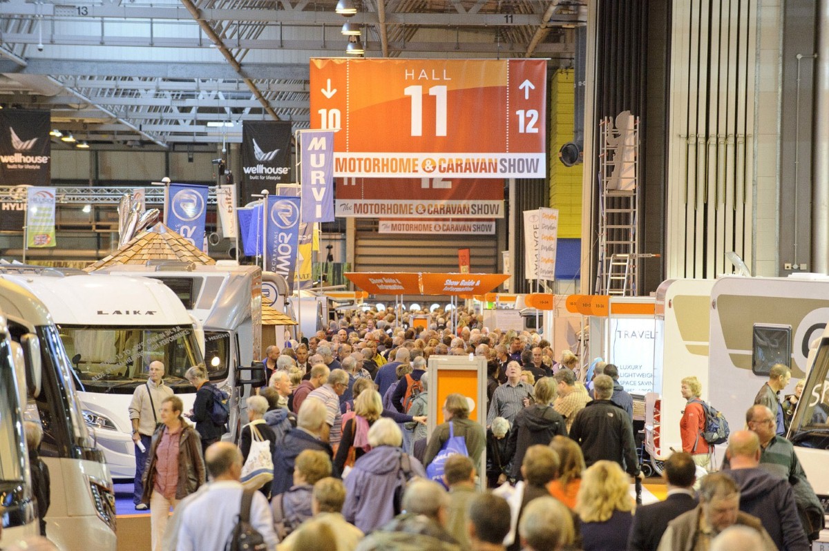 Don't get lost at the Caravan & Motorhome show 2015, find where the action is!