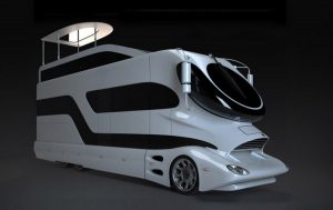 This mobile mansion is sure to stand out on roads