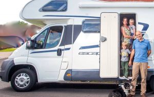 Operating a real live version of Facebook from inside a Motorhome