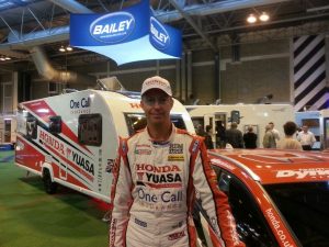 Matt Neal at the Motorhome & Caravan Show 2014