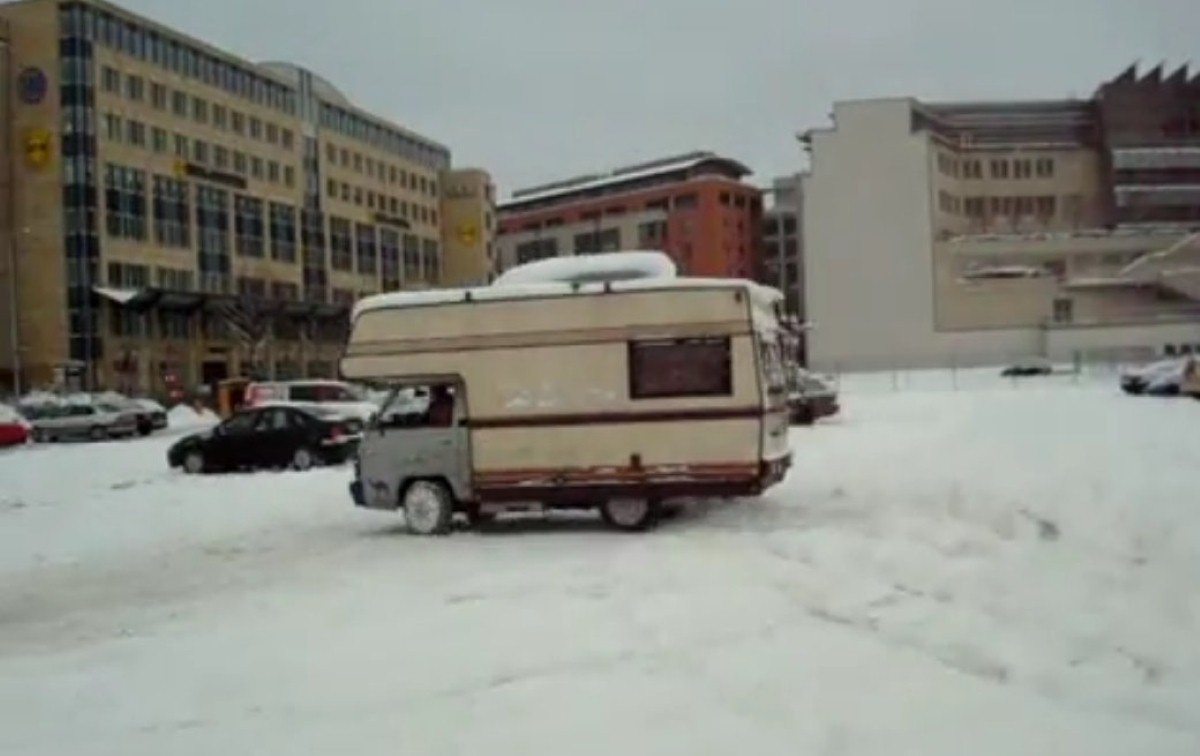 Just a casual motorhome drifting... wait... what?