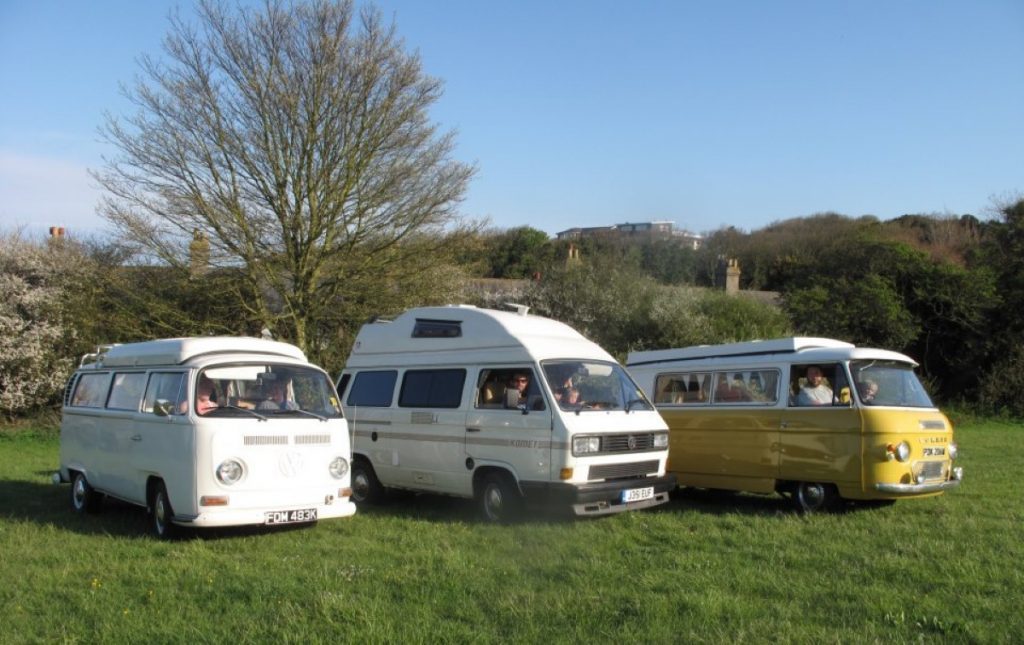 Warm retro GlamperVans for hire