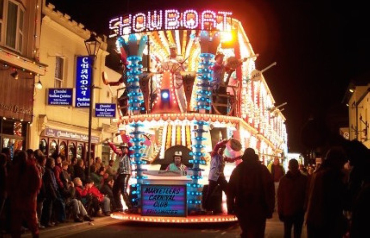 Burnham-on-Sea Carnival is one of the main events that annually take place in Somerset