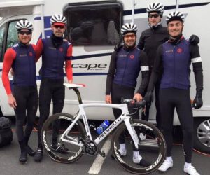 Team Wiggins gets to relax in the comfort of an Escape motorhome after long days of training