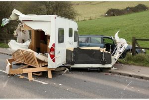 Lucky escape for everyone when an overtaking manoeuvre went horribly wrong