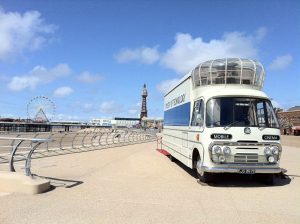 This Bedford SB3 is the last survivor of a fleet of seven mobile cinemas