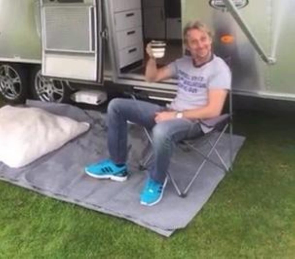 Fogarty enjoys time out in the countryside with his Airstream
