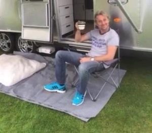 Fogarty enjoys time out in the countryside with his Airstream