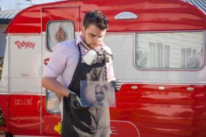 Alsop's customised caravan has enabled him to continue his passion for wet plate composition