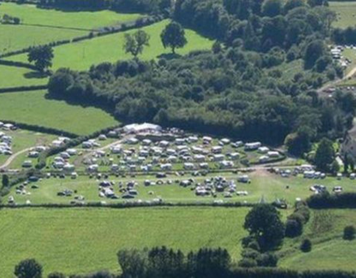 Gilestone Farm Campsite in Talybont-on-Usk, Brecon Beacons