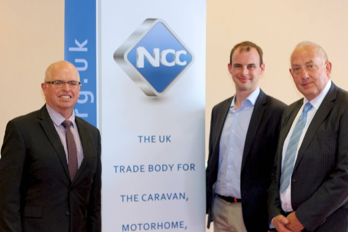 Frank Finch, Matt Warman MP, Inspector Andy Morrice attended Southview Leisure Park to discuss the initiative