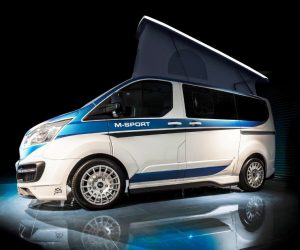 The all singing, all dancing M-Camper is designed by Ford's World Rally Team