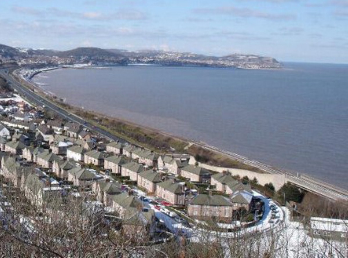 A large area surrounding Colwyn Bay is prohibited