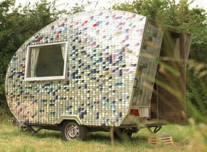 Conway Lloyd Jones decided to make his own recyclable caravan