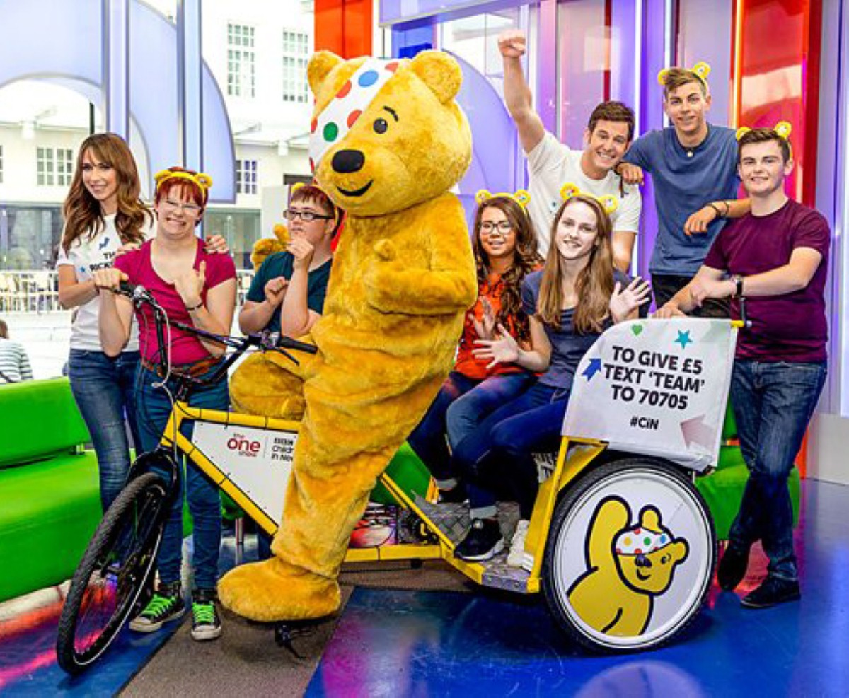 Up for the challenge: six young fundraisers are currently taking on a 470 mile ride, all in the name of charity