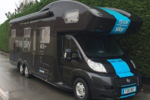 Team Sky's 2009 motorhome could be yours