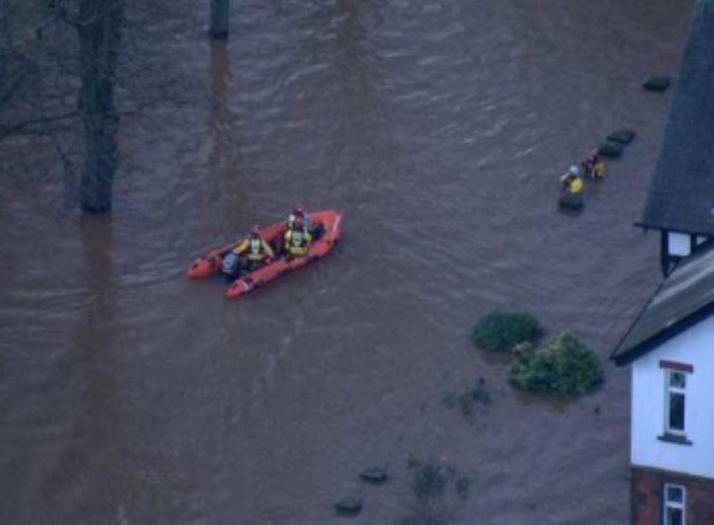 Storm Desmond brings chaos to parts of UK as 150 are evacuated from ...