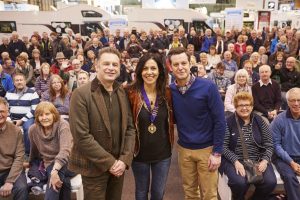 Chris Packham, Julia Bradbury and Matt Baker helped to kickoff proceedings in true style