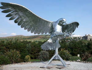 The eagle has landed at Min-y-Don Holiday Home and Touring Park