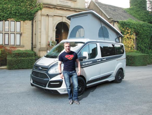 Torbet has taken to a new camper van for further adventures that lay ahead
