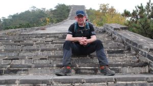 Tim Lovatt of Park Cliffe at the Great Wall