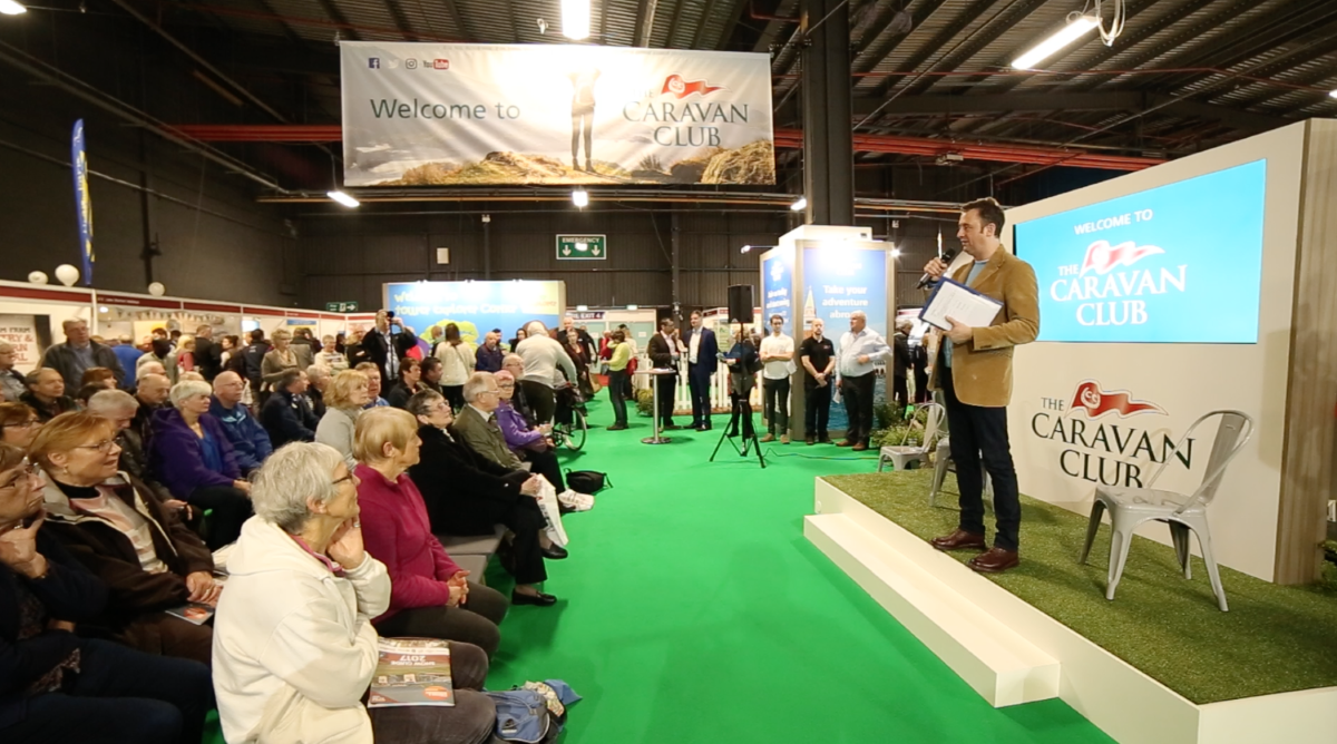 BBC host Matt Allwright gives CaravanTimes exclusive interview during the event