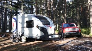 Neil Greentree and son spend some freezing nights in the heart of the Cairngorms National Park