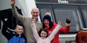 The Sheffield family spent their first holiday with their new caravan at The Sandringham Estate