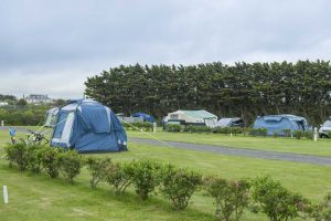 Tregurrian is a 90 pitch campsite, four miles from the popular holiday resort of Newquay