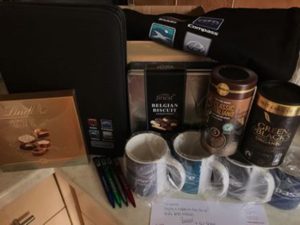 Elddis kindly provided a hamper of goodies for the lucky winner