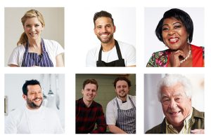An array of chefs to be seen at 2017 Motorhome & Caravan Show